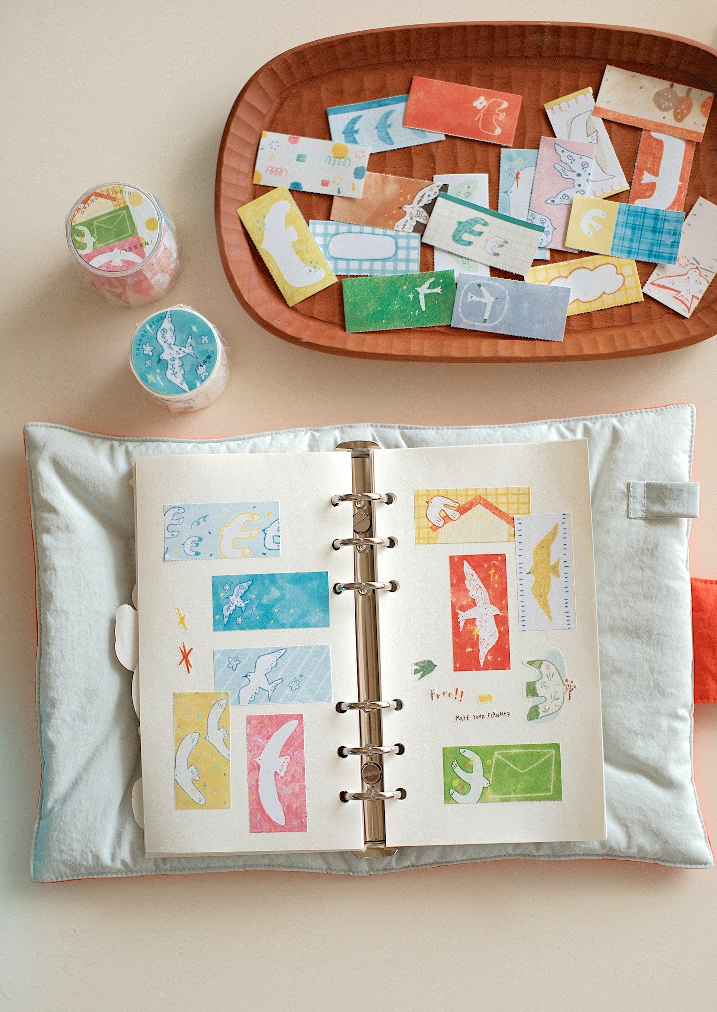 Soaring Birds Collection – Special Ink Die-Cut Washi Tape Set