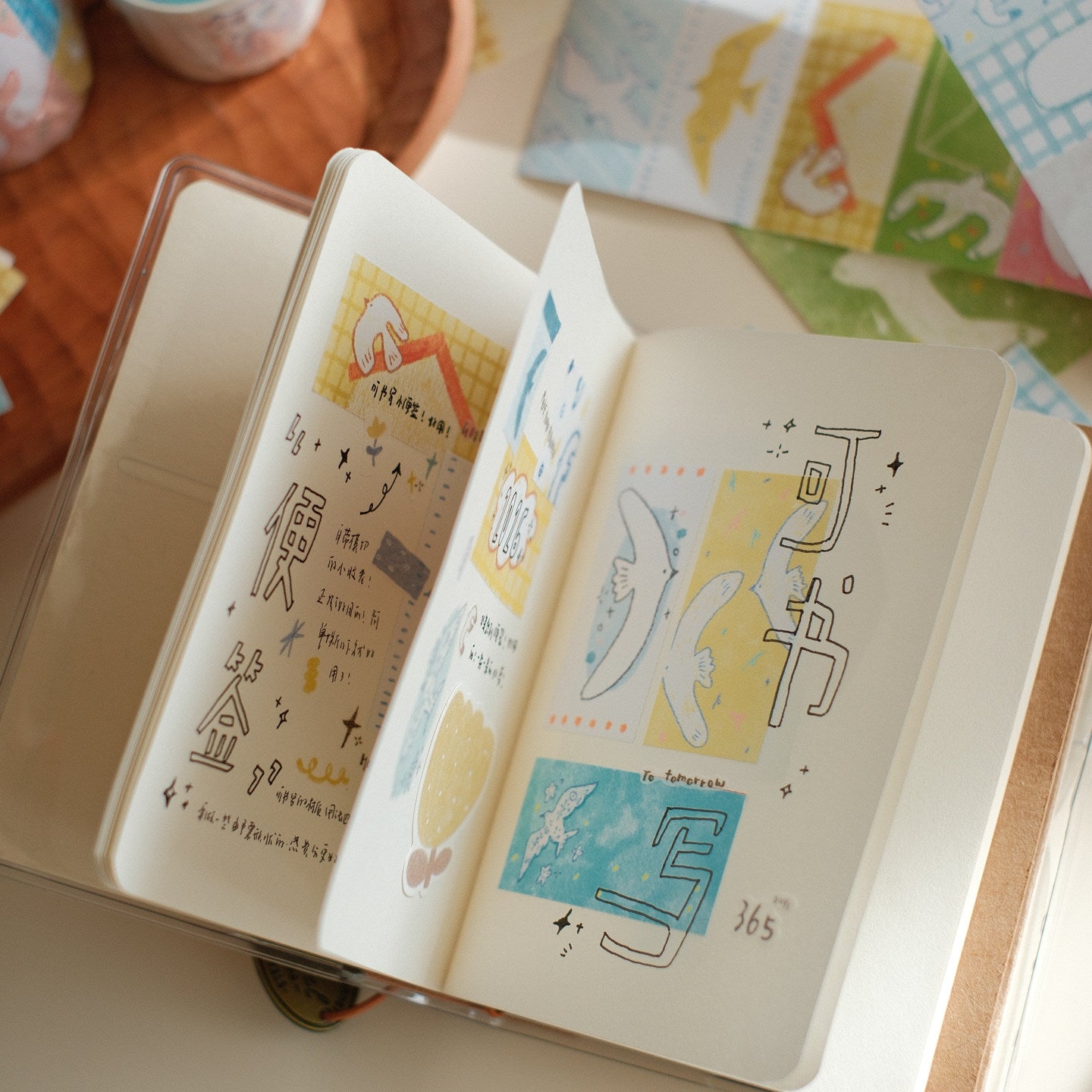 Soaring Birds Collection – Special Ink Die-Cut Washi Tape Set