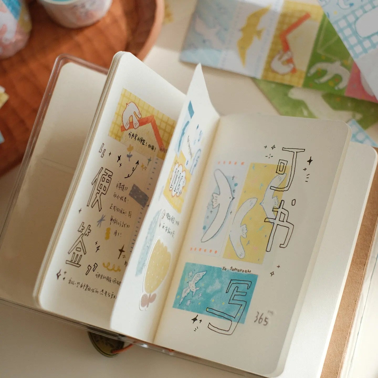 Soaring Birds Collection – Special Ink Die-Cut Washi Tape Set ChicChoi