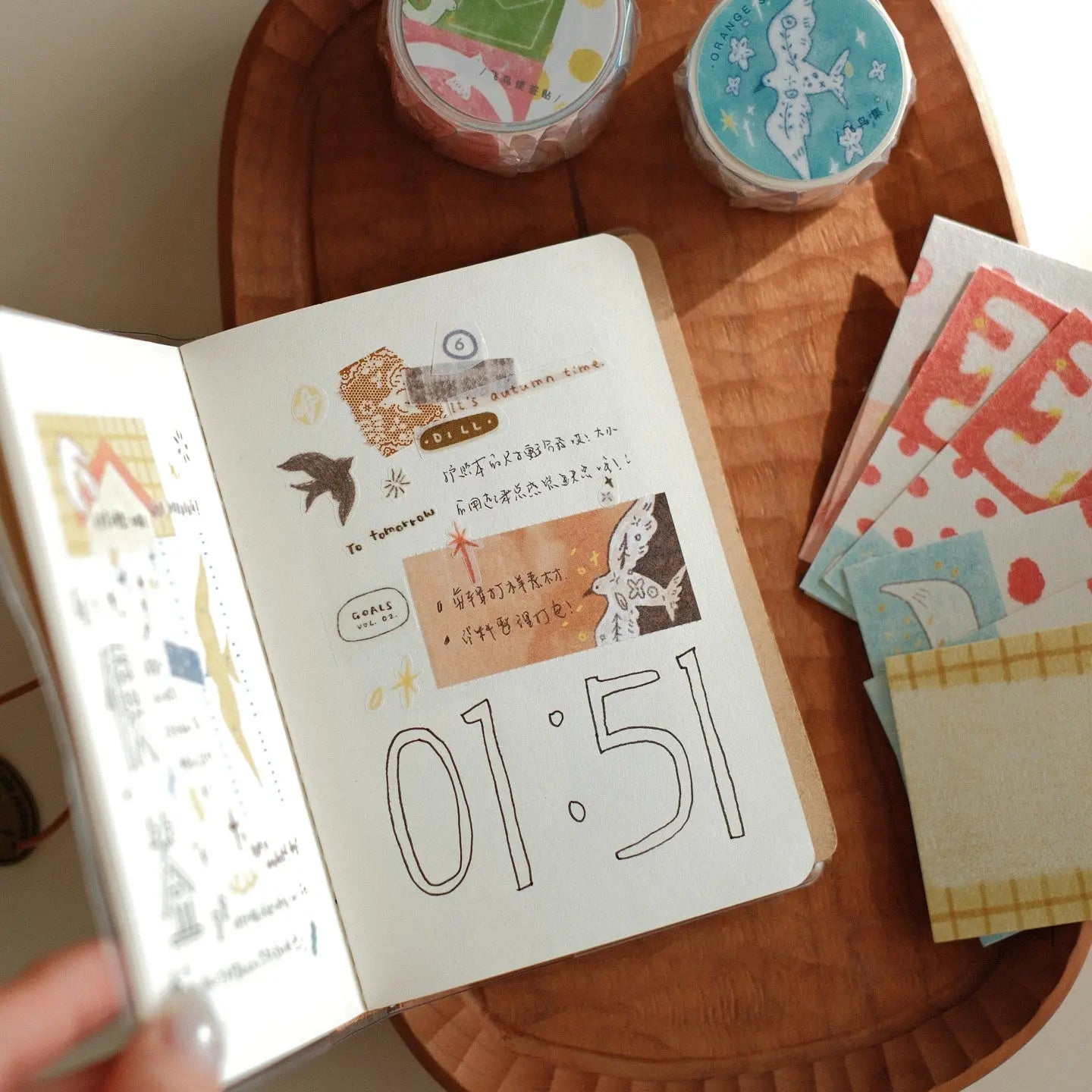 Soaring Birds Collection – Special Ink Die-Cut Washi Tape Set ChicChoi