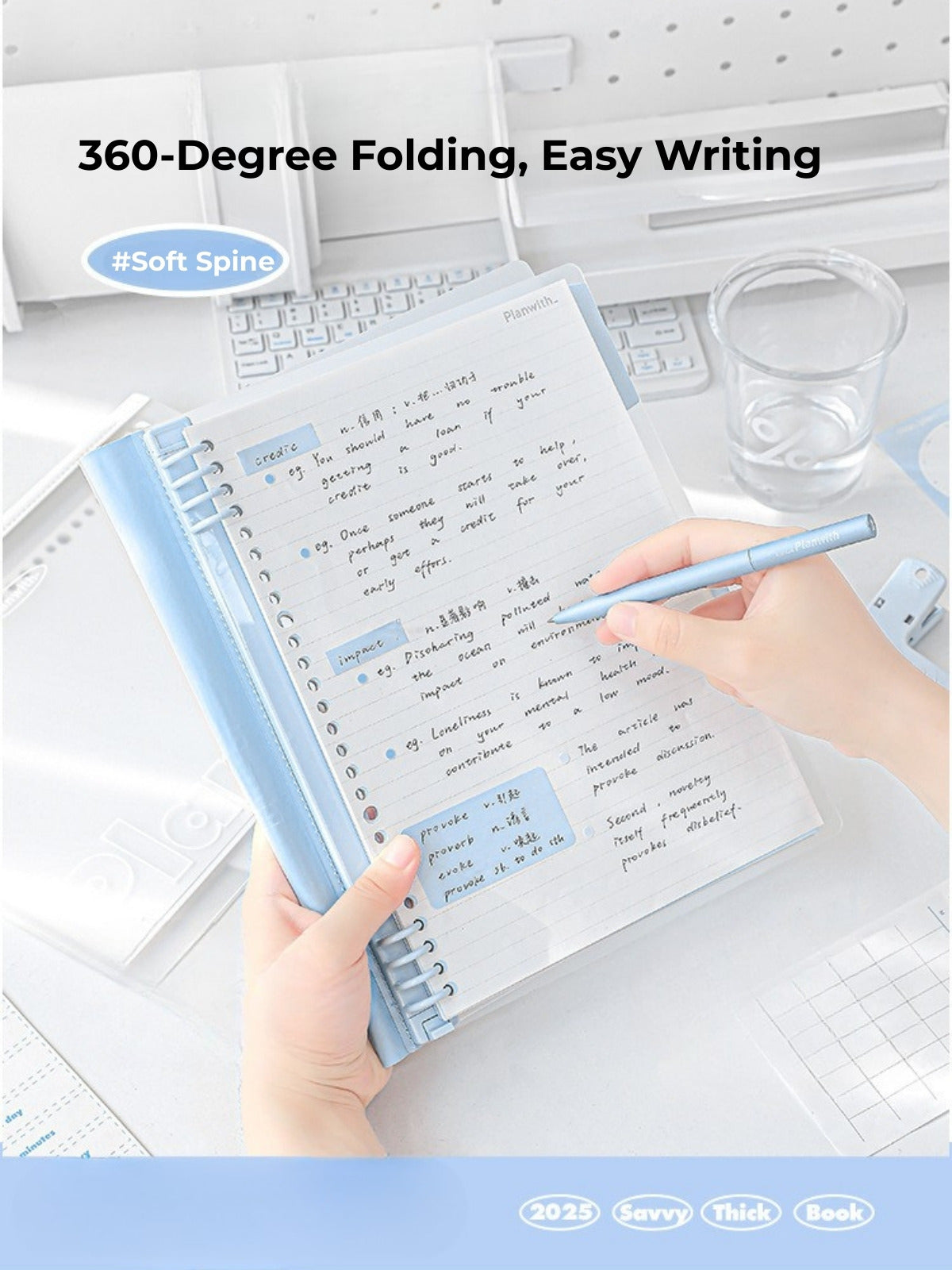 B5 Soft-Back Loose-Leaf Notebook