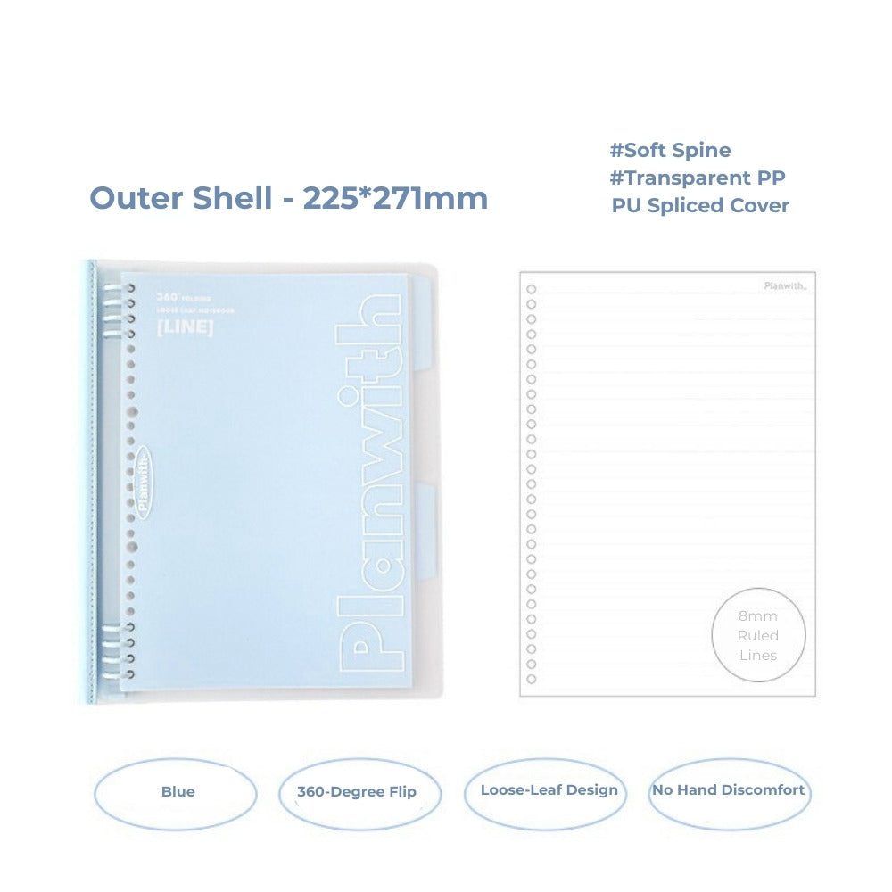 B5 Soft-Back Loose-Leaf Notebook
