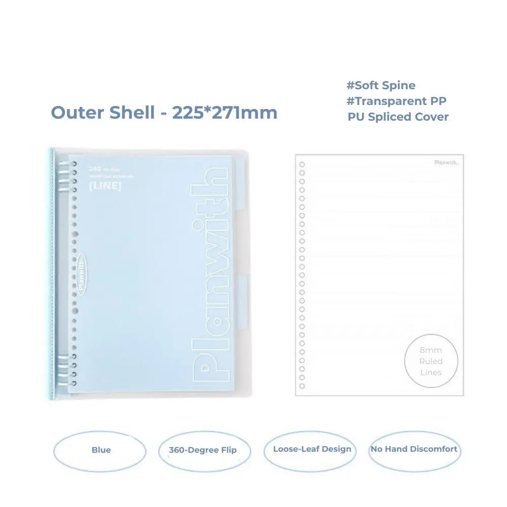 B5 Soft Back Loose Leaf Notebook