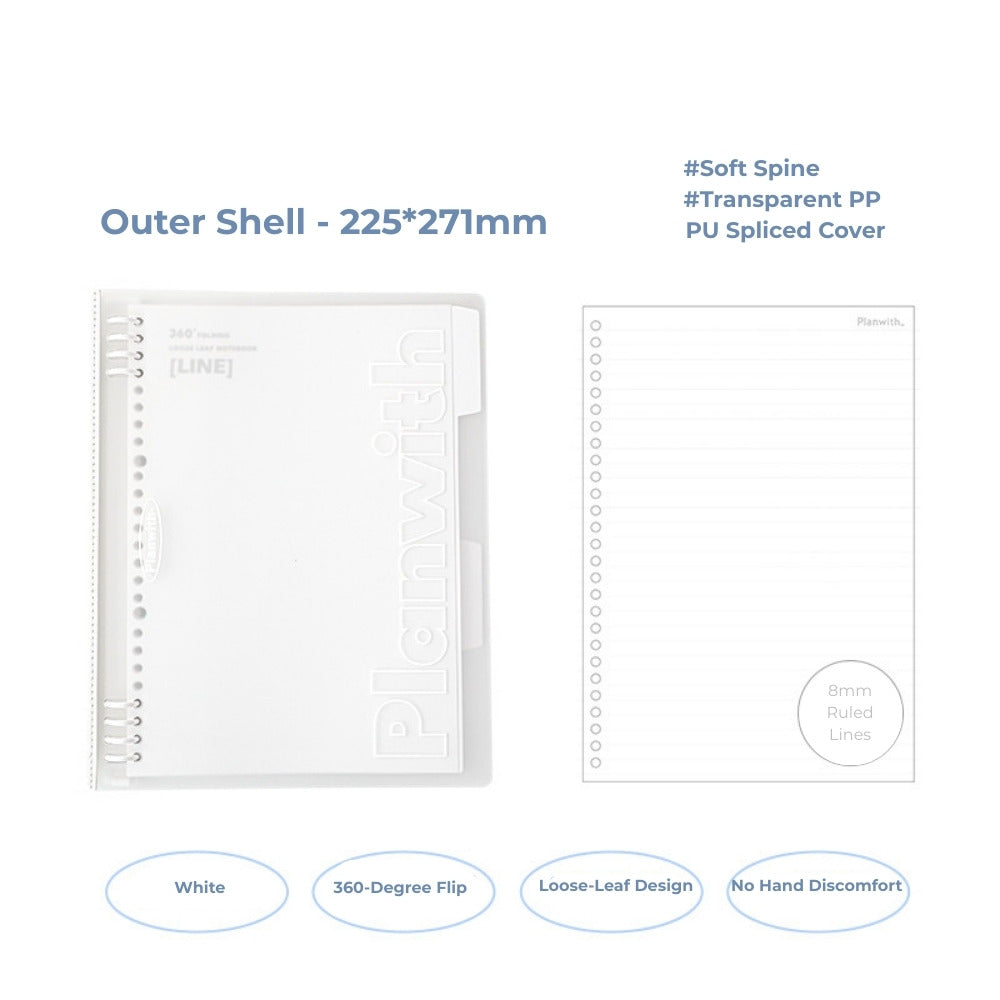 B5 Soft-Back Loose-Leaf Notebook