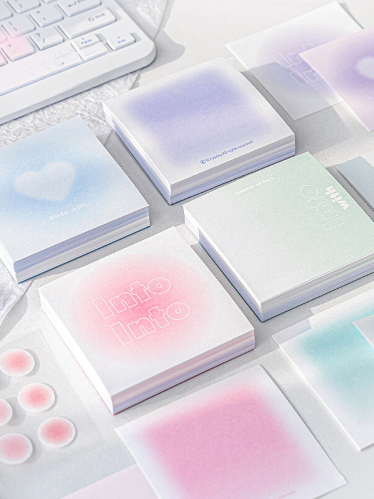 Fall in Collection Soft Gradient Mixed Notepaper