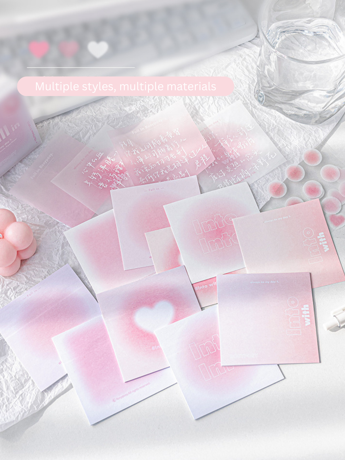 Fall in Collection Soft Gradient Mixed Notepaper