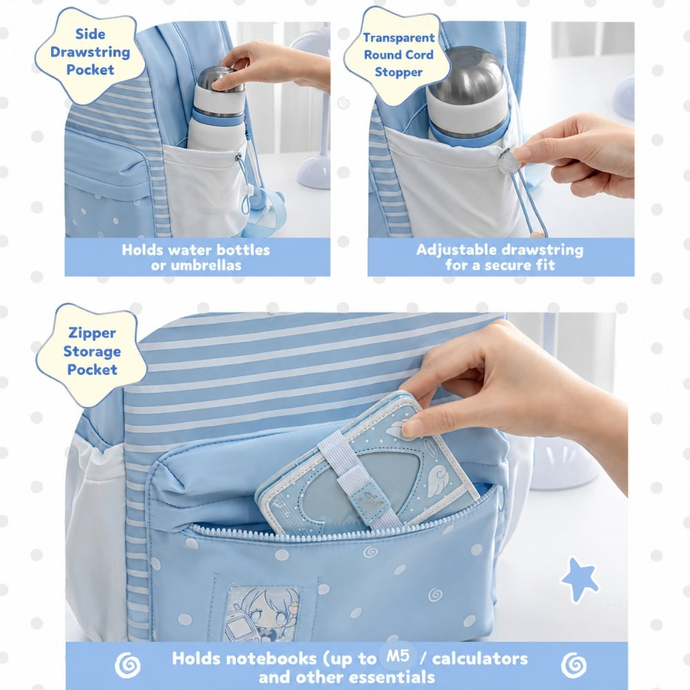 Softstar Ultra-Lightweight Polka Dot Backpack