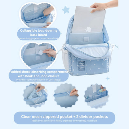 Softstar Ultra-Lightweight Polka Dot Backpack