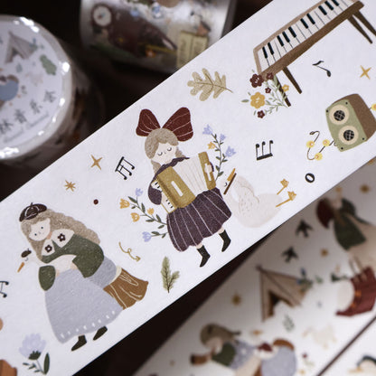 Forest Concert Die-Cut Sticker Tapes