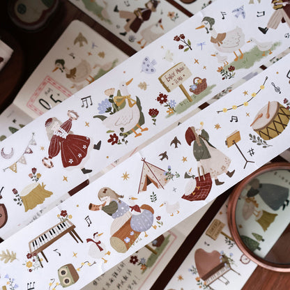 Forest Concert Die-Cut Sticker Tapes