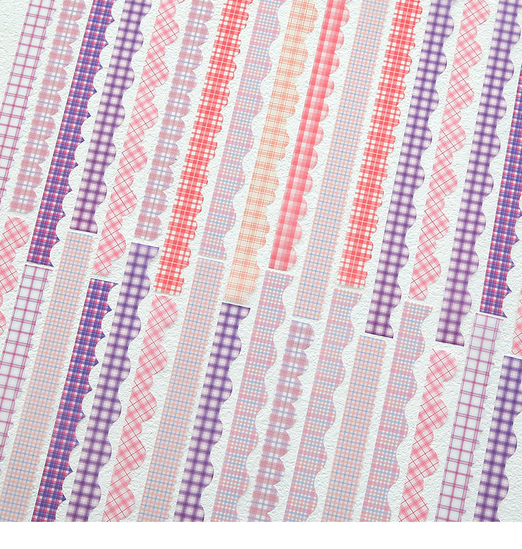 Gingham Edge Sticker Set