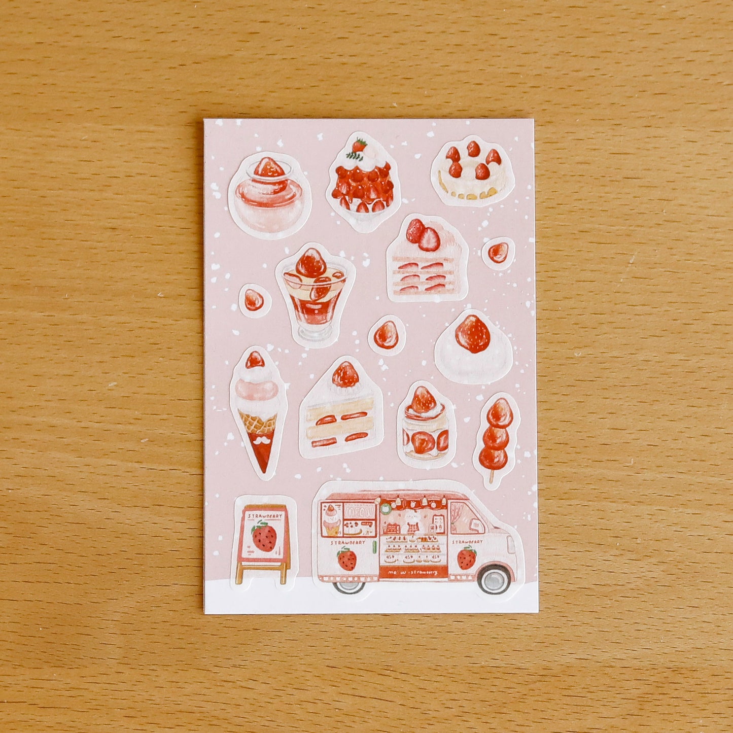 Cozy Moments Illustrated Washi Sticker Set