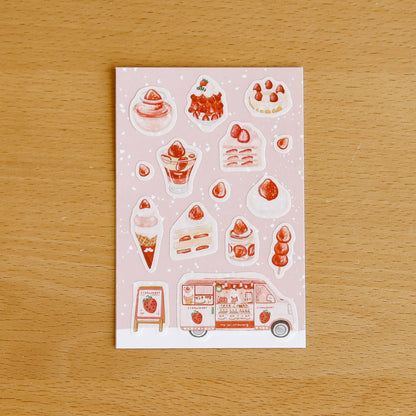 Cozy Moments Illustrated Washi Sticker Set