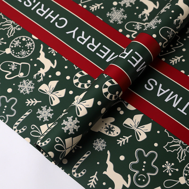 Festive Christmas Gift Wrapping Paper