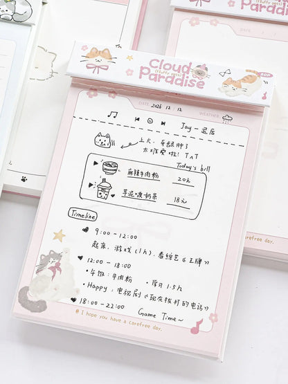 The "Dreamy Paws" Tear-Off Notepad ChicChoi