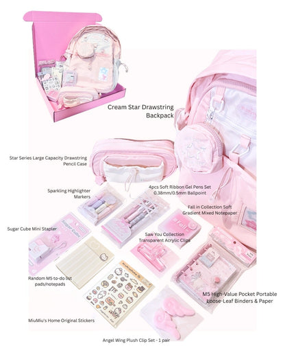 Pink Study Motivation Stationery Gift Set