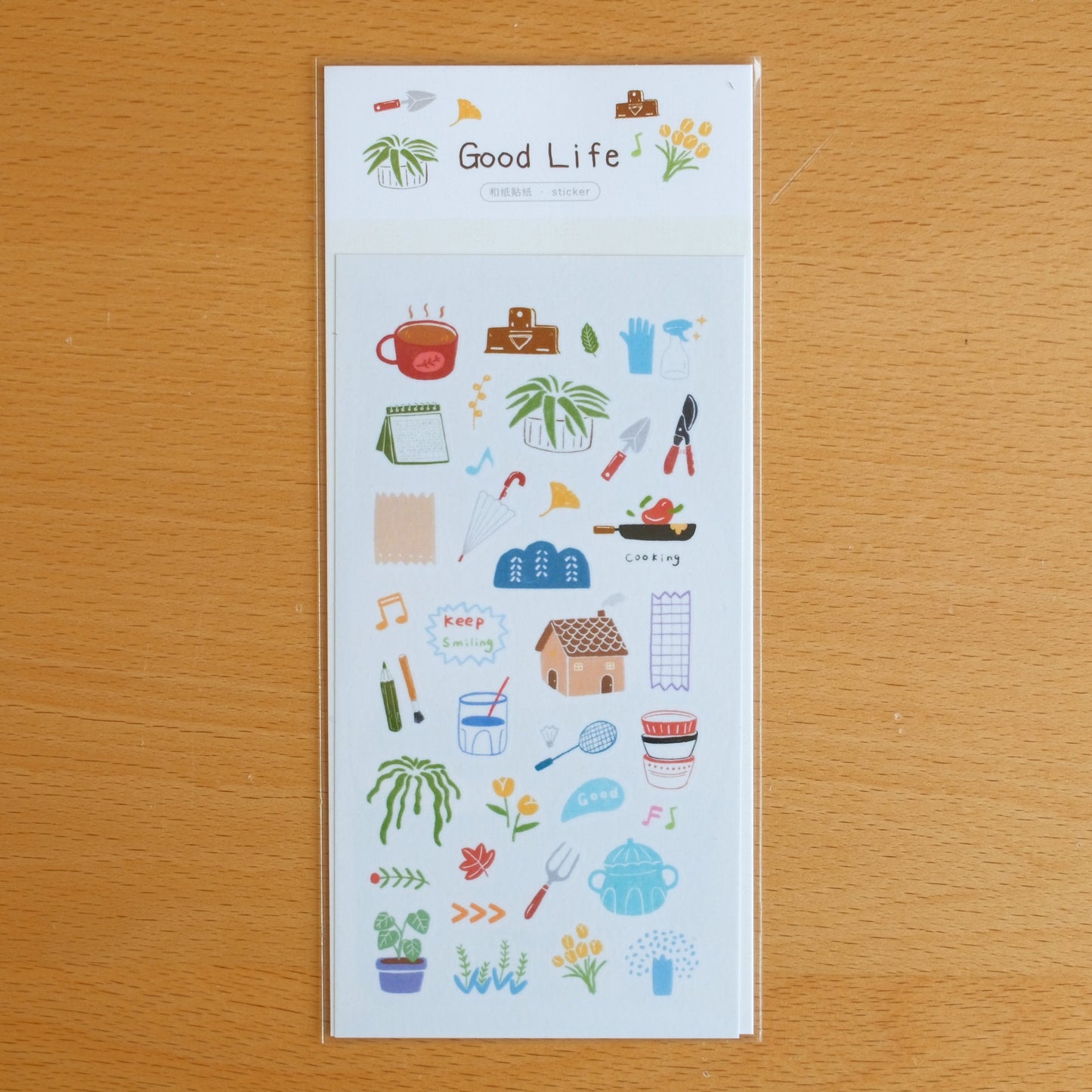 The Beautiful Life Washi Die-cute Sticker