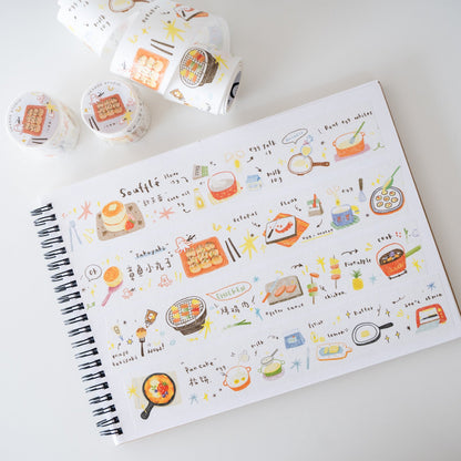 Sweet Moments Series Die-cut Stickers & Washi Tapes