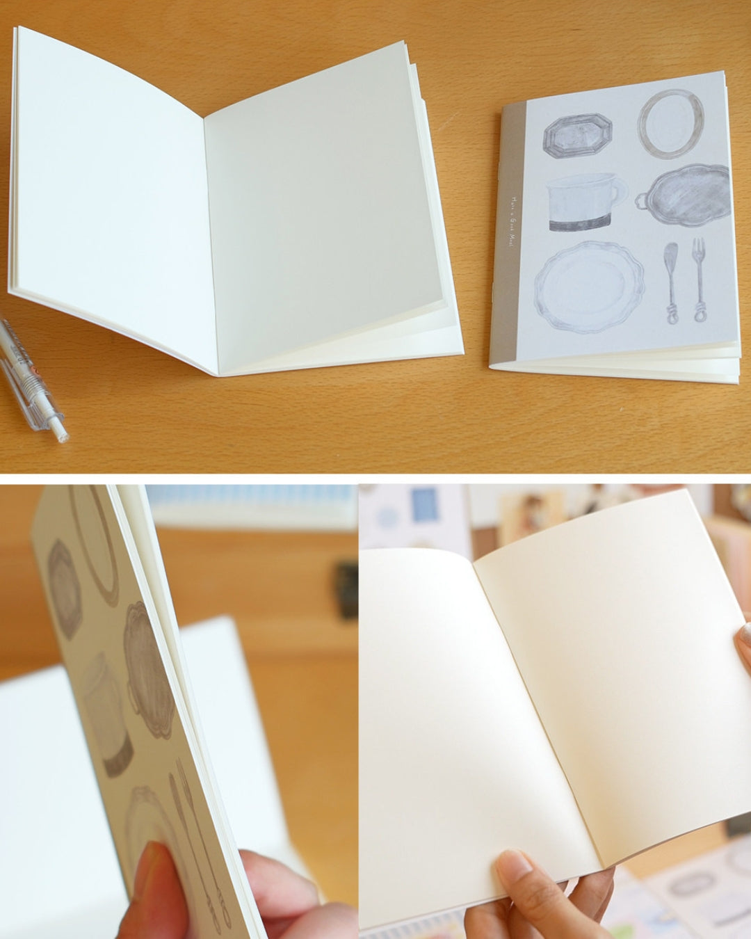 Original "Have A Good Meal" A6 Blank Journal
