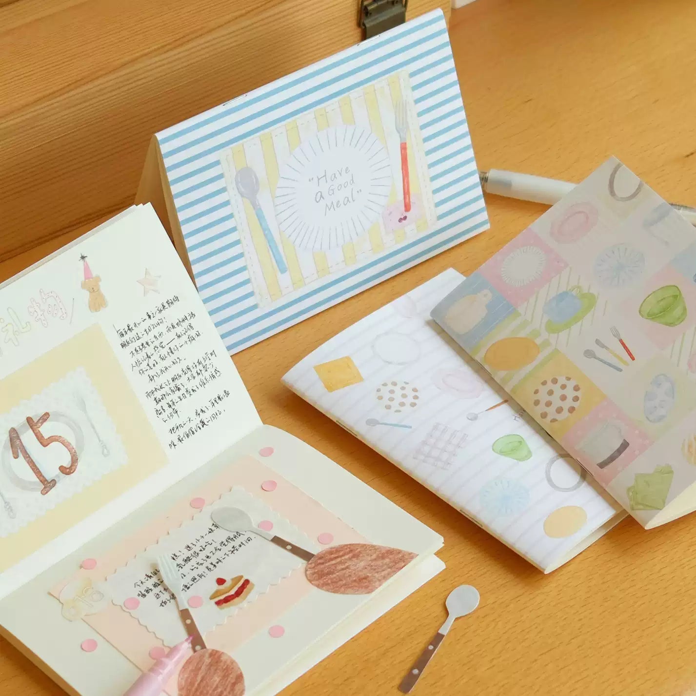 Original "Have A Good Meal" A6 Blank Journal