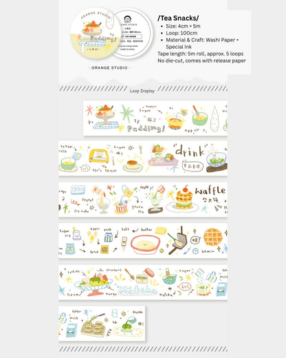 Sweet Moments Series Die-cut Stickers & Washi Tapes