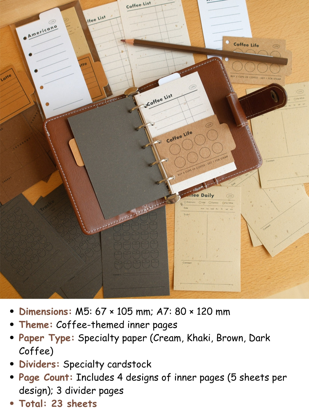 The Caffè Therapy Vintage Specialty Paper Inserts
