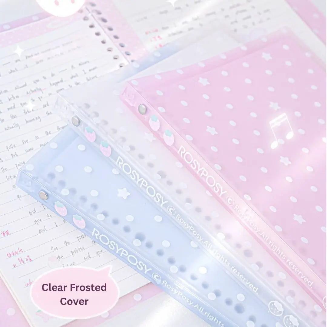The Berry Sweet Soft-Touch Hand-friendly B5 Loose-Leaf Notebooks ChicChoi