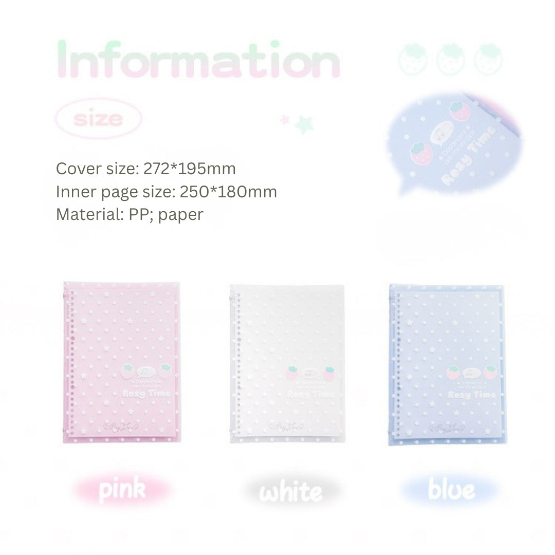The Berry Sweet Soft-Touch Hand-friendly B5 Loose-Leaf Notebooks