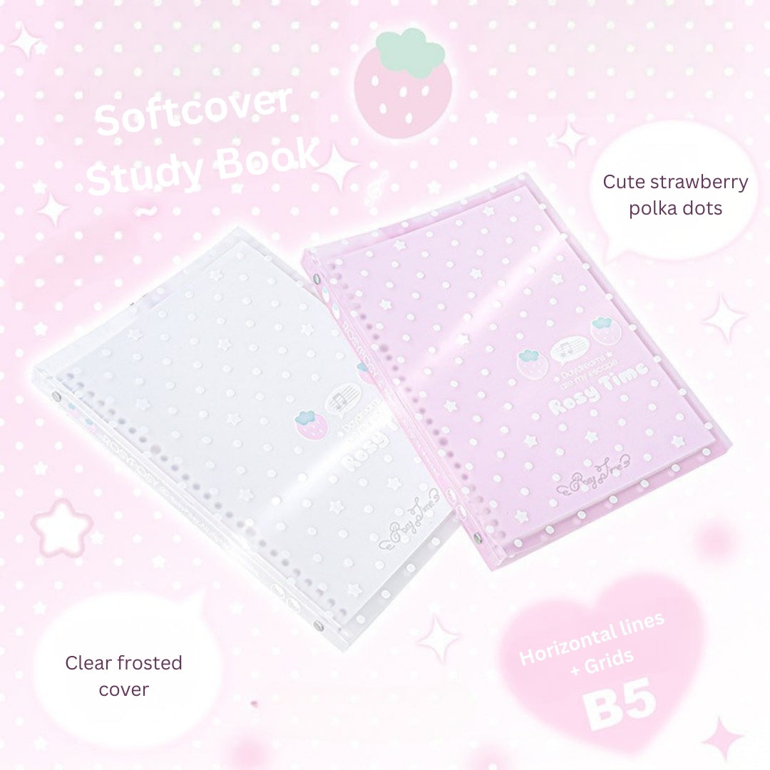 The Berry Sweet Soft-Touch Hand-friendly B5 Loose-Leaf Notebooks