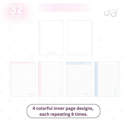 The Berry Sweet Soft-Touch Hand-friendly B5 Loose-Leaf Notebooks