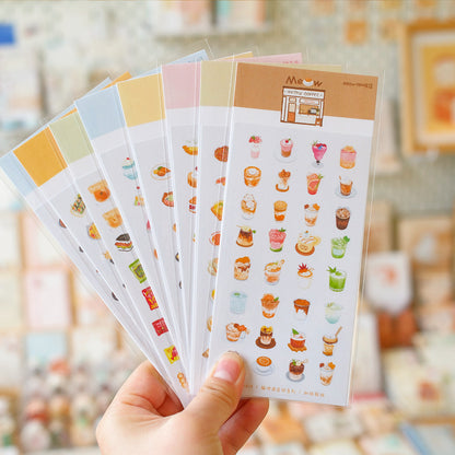 The Meow Market Whimsical Street Washi Die-cute Sticker