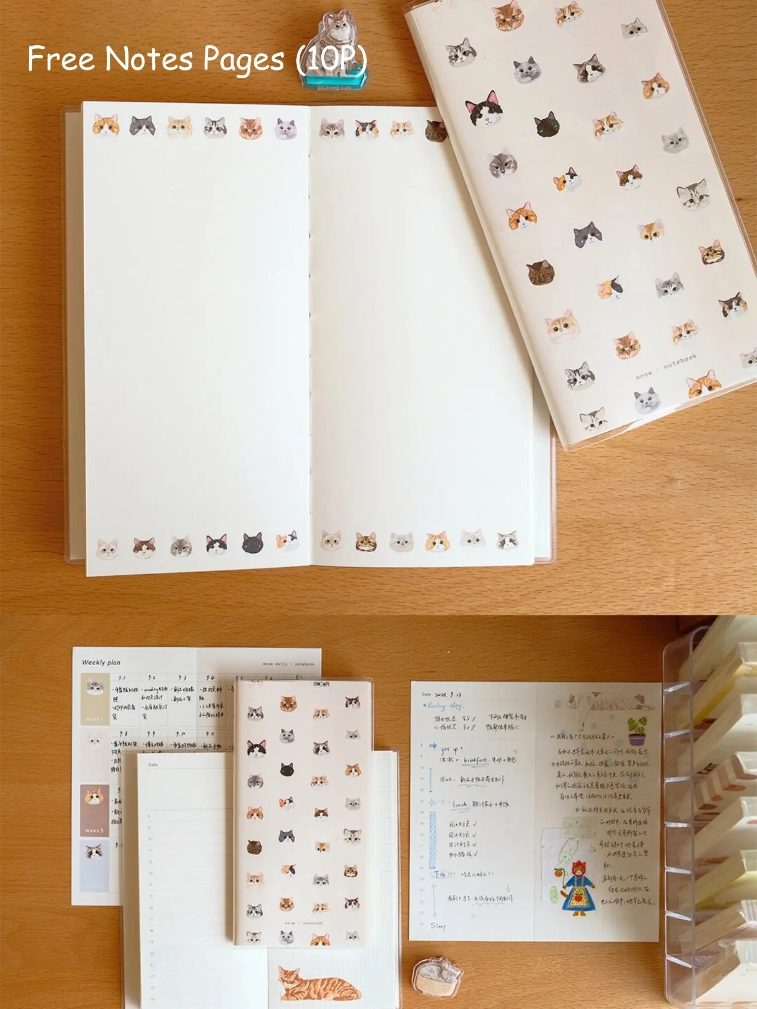 The Original Meow Planners (Daily Planner & Weekly Planner) ChicChoi