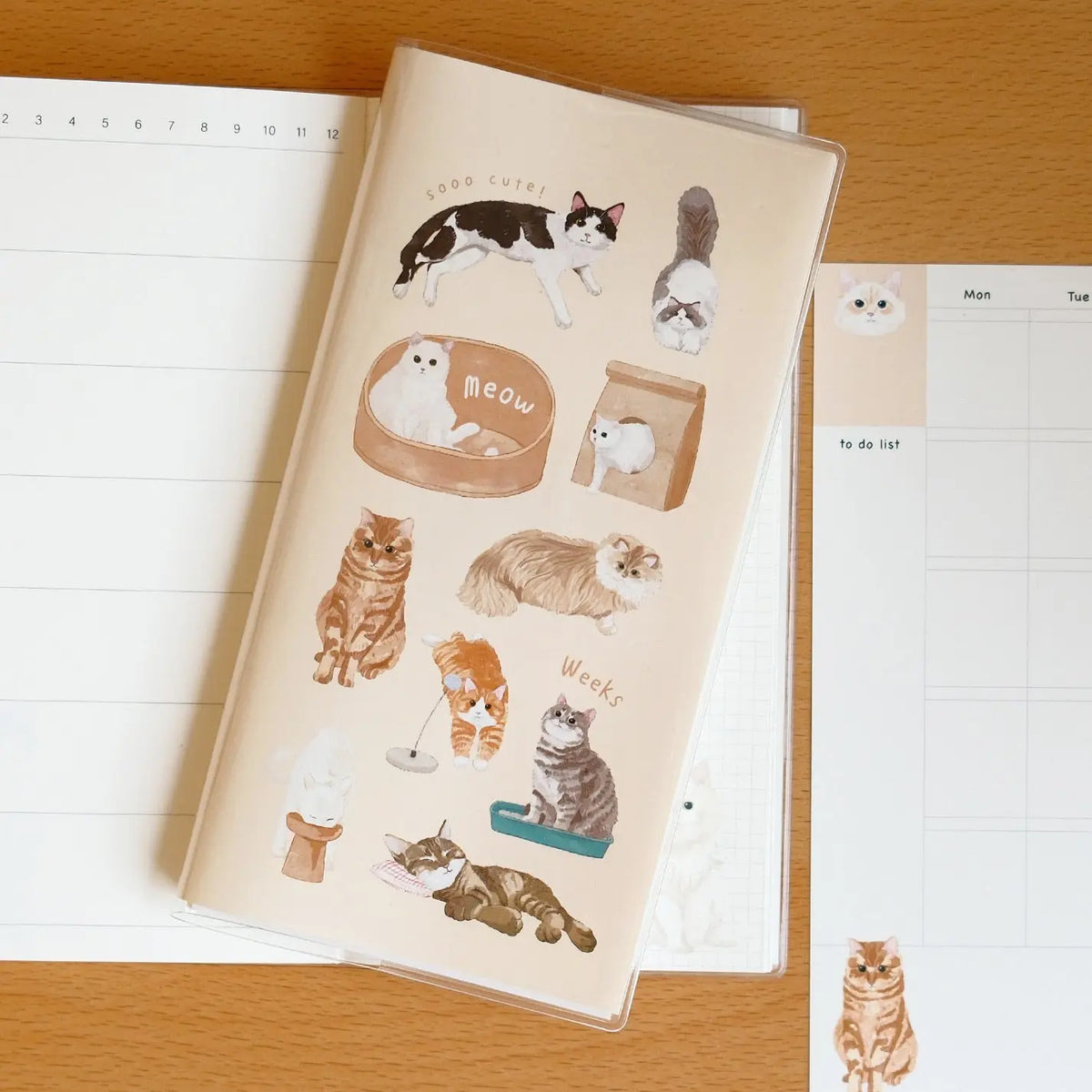 The Original Meow Planners (Daily Planner & Weekly Planner) ChicChoi