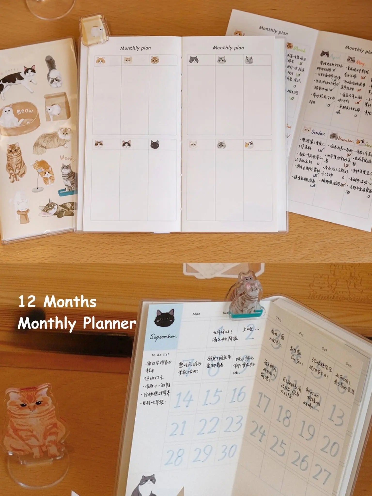 The Original Meow Planners (Daily Planner & Weekly Planner) ChicChoi