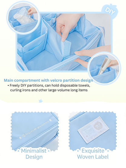 The Vanity Vault Magnetic Stand-Up Makeup Storage Bag