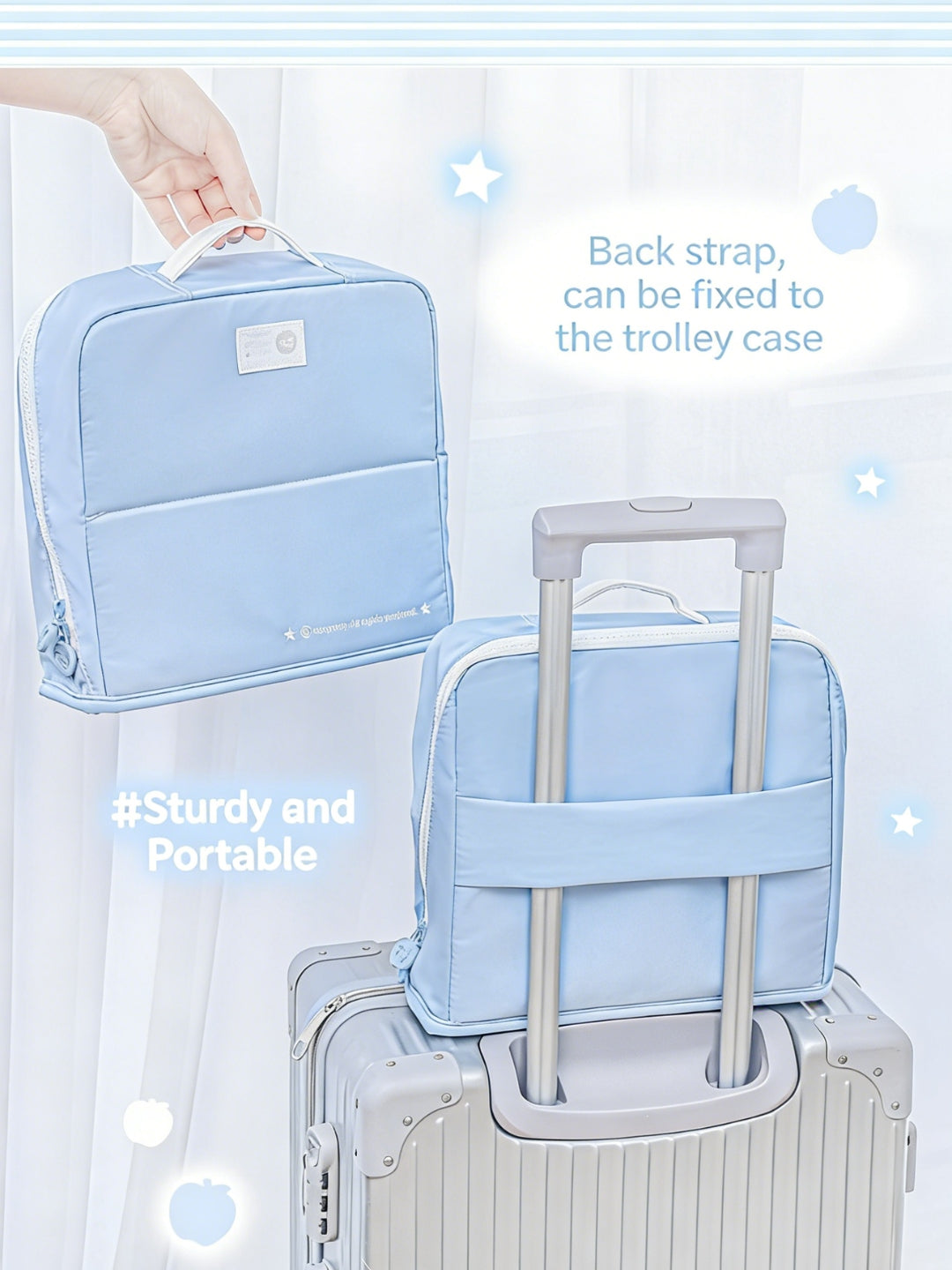 The Vanity Vault Magnetic Stand-Up Makeup Storage Bag