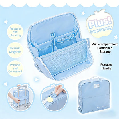 The Vanity Vault Magnetic Stand-Up Makeup Storage Bag