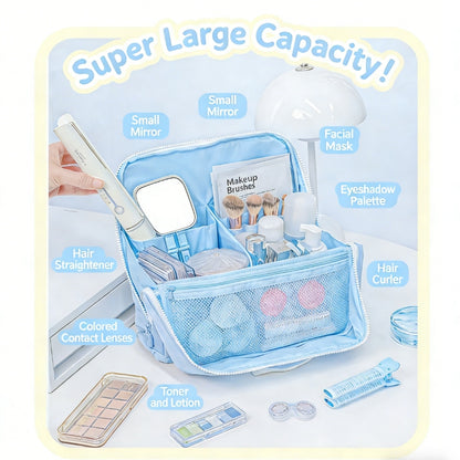 The Vanity Vault Magnetic Stand-Up Makeup Storage Bag