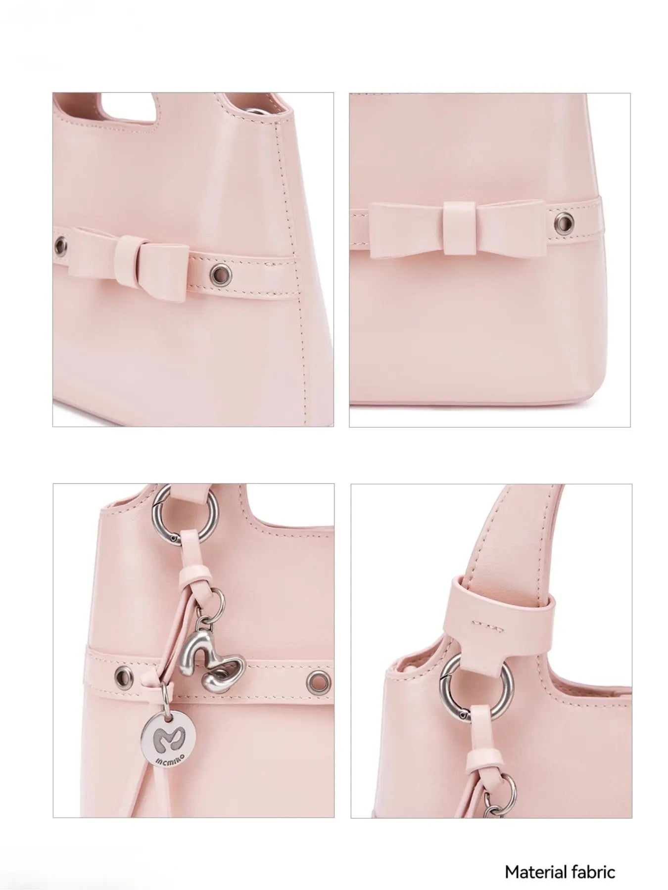 Tied Hearts Ballet Bow Mini Tote ChicChoi