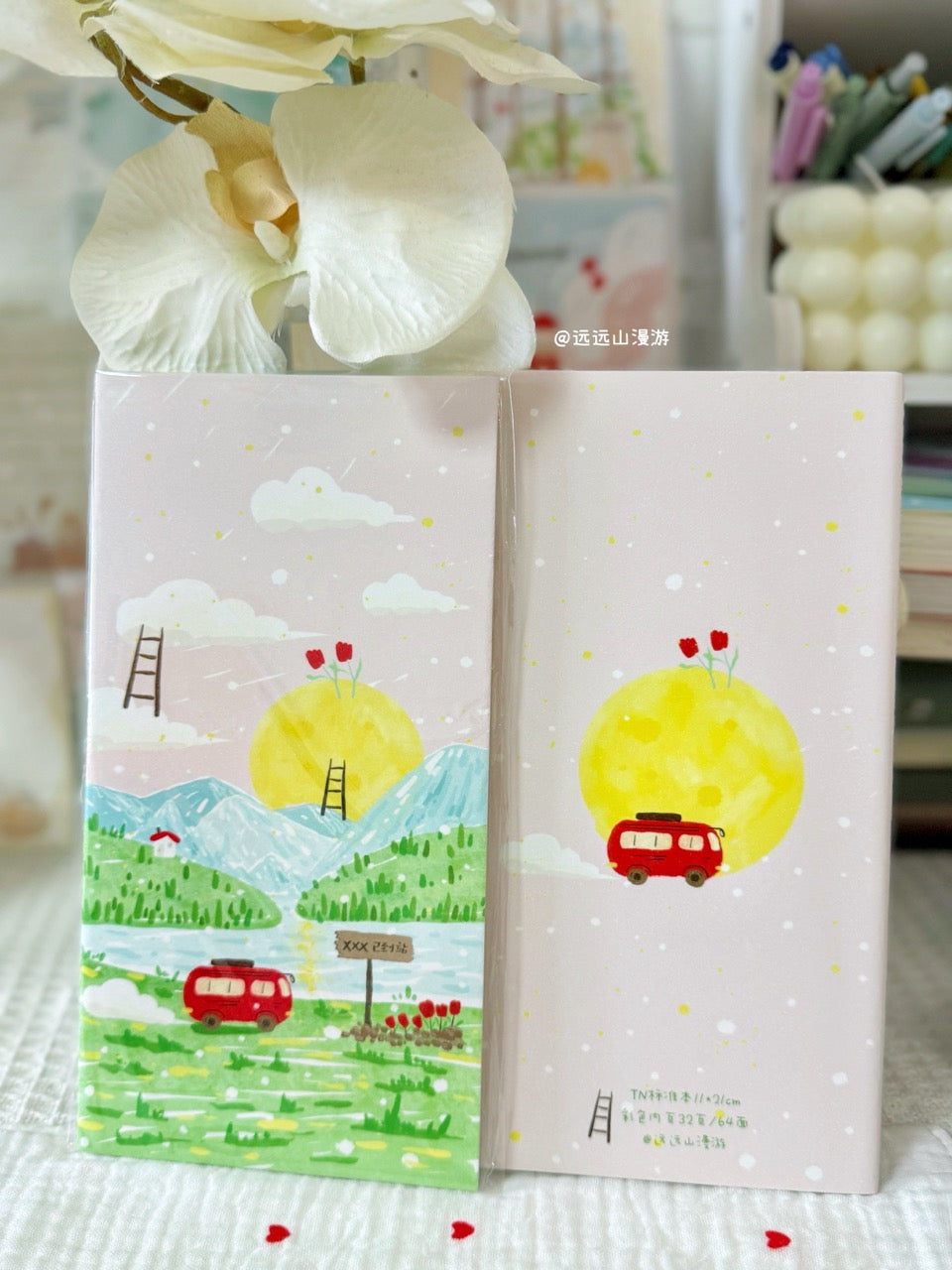 TN Notebook – Original Specialty Paper Journal with Colorful Pages