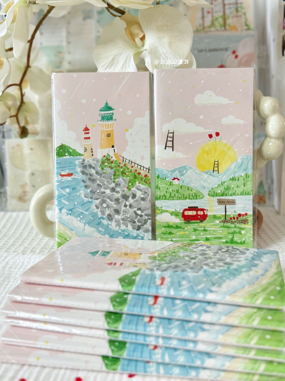 TN Notebook – Original Specialty Paper Journal with Colorful Pages