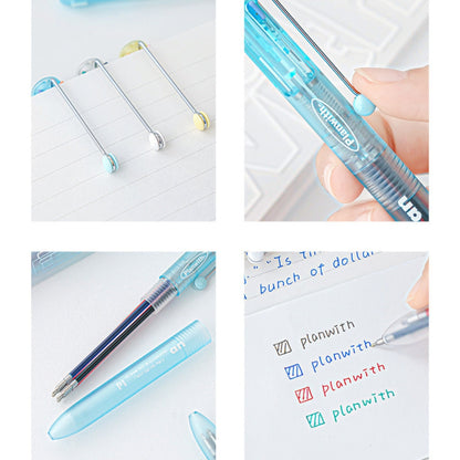 Transparent Frosted Mindflow 4-in-1 Stress-Relief Pen