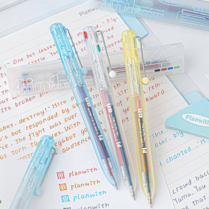 Transparent Frosted Mindflow 4-in-1 Stress-Relief Pen