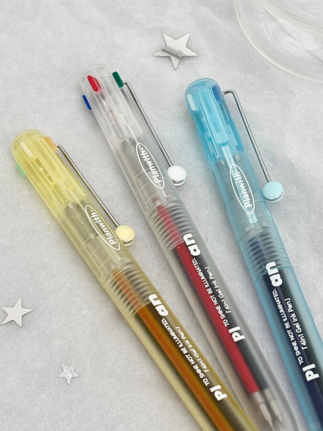 Transparent Frosted Mindflow 4-in-1 Stress-Relief Pen