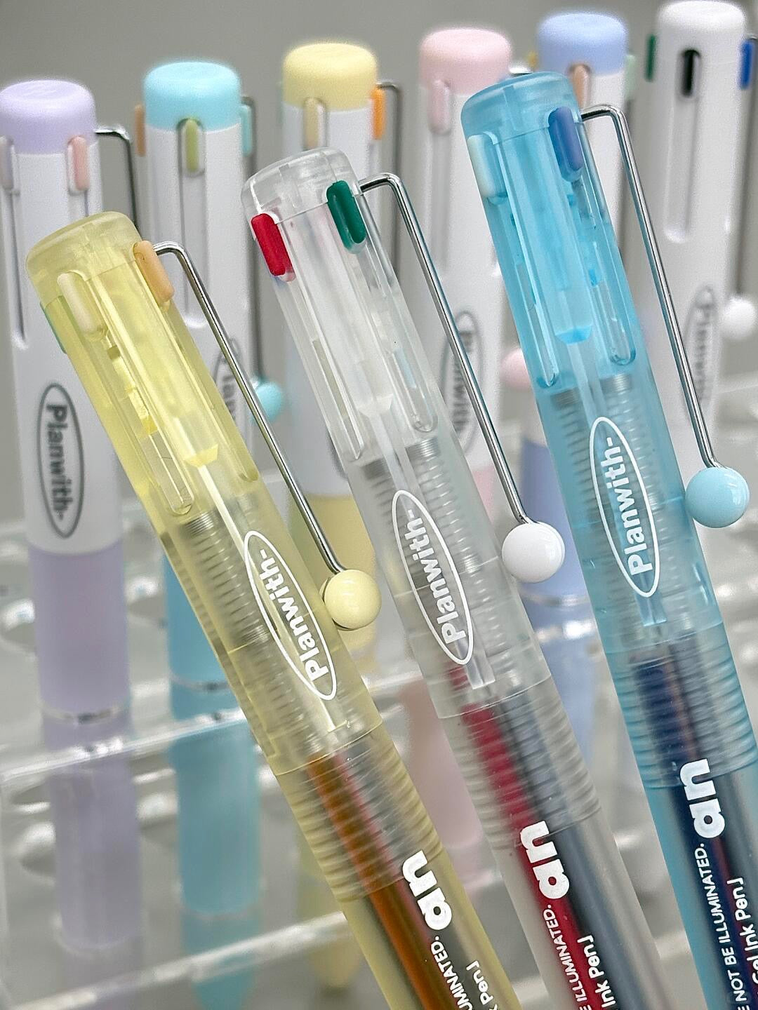 Transparent Frosted Mindflow 4-in-1 Stress-Relief Pen