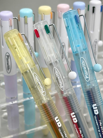 Transparent Frosted Mindflow 4-in-1 Stress-Relief Pen