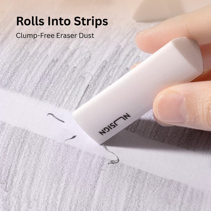 Triangle Rolls Into Strips Erasers