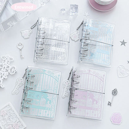 Vintage Window A7 Glitter Binder Journal