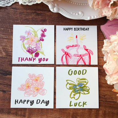 Warm Wishes Hand-drawn Style Mini Card Set