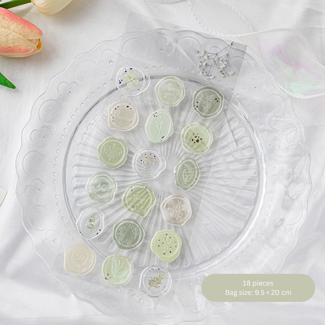 Aesthetic Wax Seal Stickers
